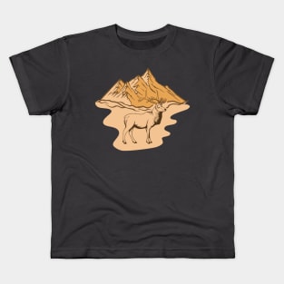 Mountain Deer Kids T-Shirt